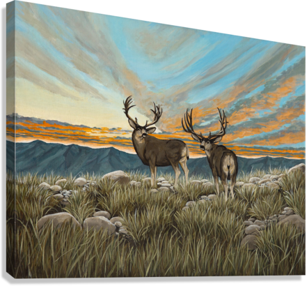 "Sunset Ridge" Premium Giclée - Gentry Scott Wildlife & Fine Art