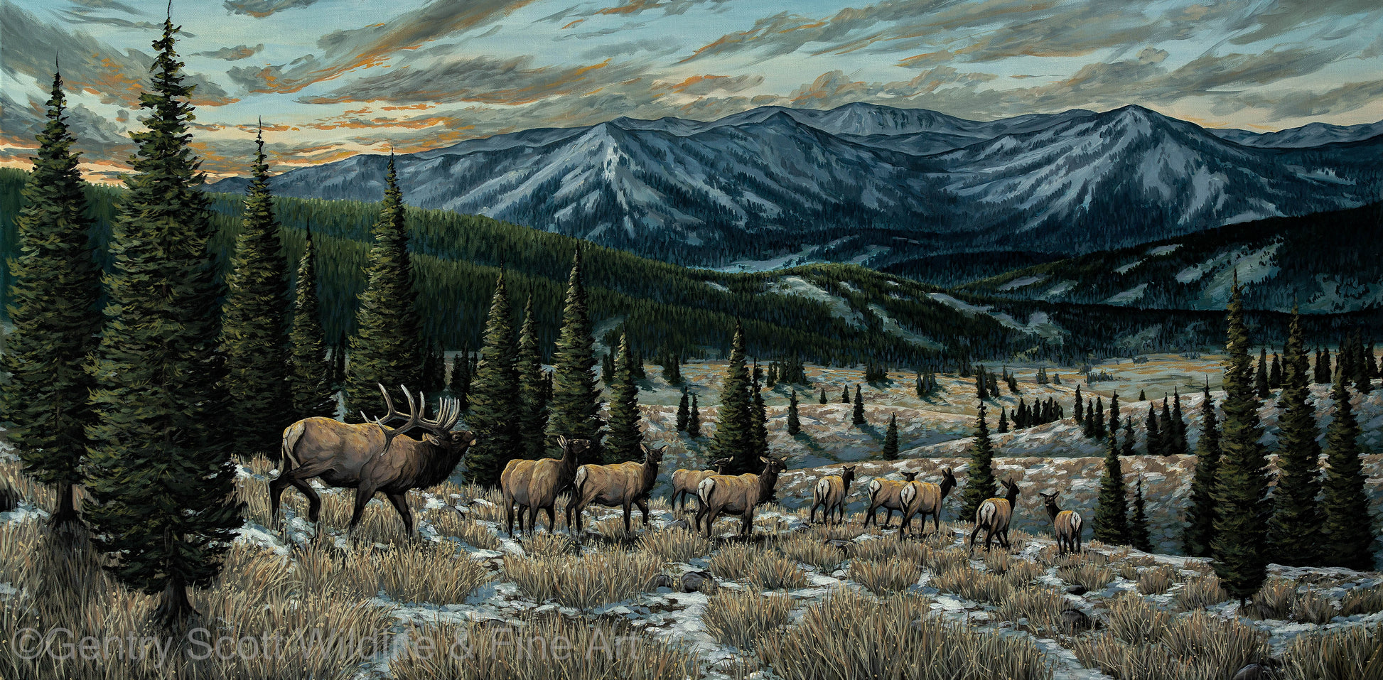 "Onward" Premium Giclée - Gentry Scott Wildlife & Fine Art